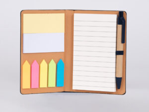 Libreta eco-cuero con Bolígrafo Libreta eco-cuero con Bolígrafo