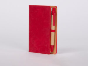 Libreta eco-cuero con Bolígrafo Libreta eco-cuero con Bolígrafo