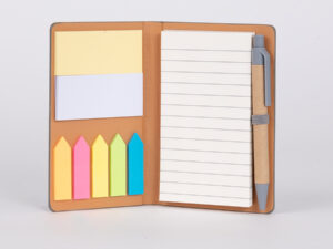Libreta eco-cuero con Bolígrafo Libreta eco-cuero con Bolígrafo