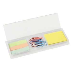 Porta post-it con clips