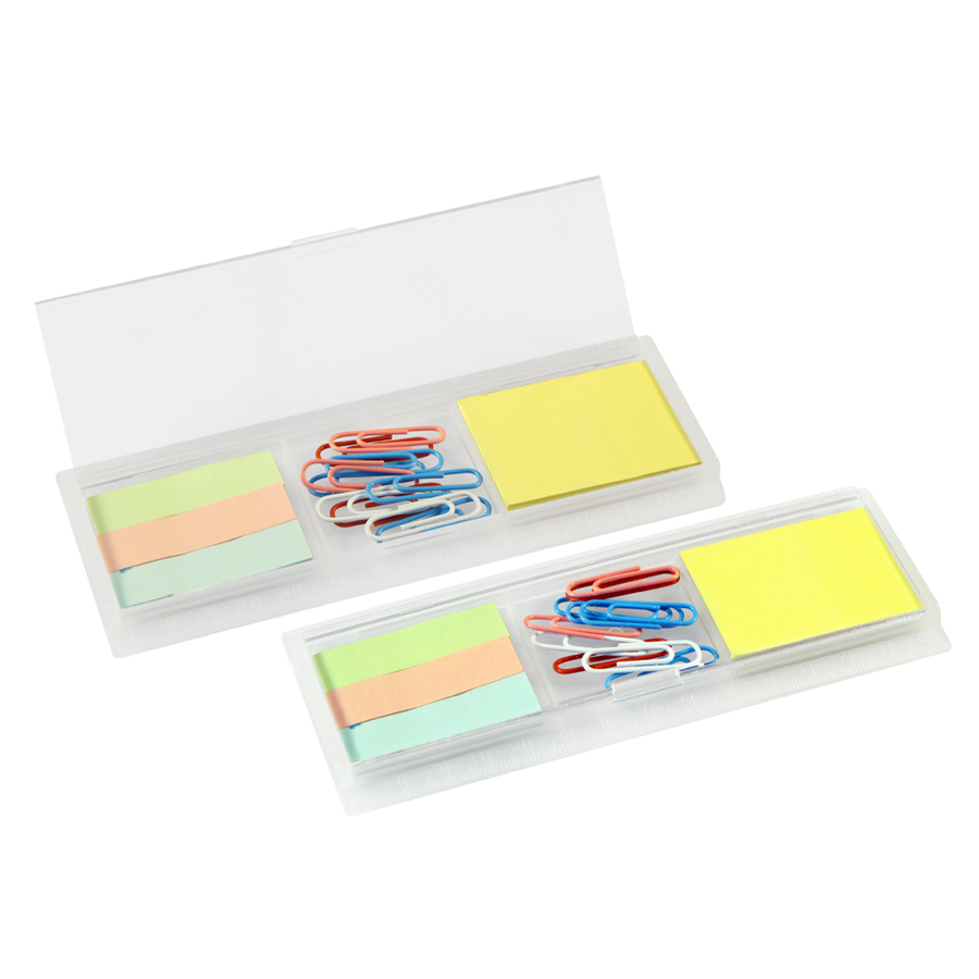 Porta post-it con clips Porta post-it con clips - vista 2