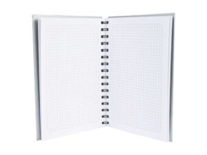 Cuaderno Matemáticas Tapa Dura Plateada