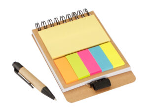 Memo set ecológico con bolígrafo Memo set ecológico con bolígrafo - vista 3