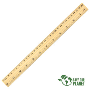 Regla de madera 30 cm