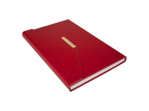 Deluxe Cuaderno de PU-eco-cuero con cierre imantado "ENVELOPE"