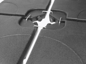 Set de 4 bases rellenables