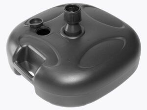 Base plástica rellenable