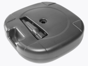 Base plástica rellenable