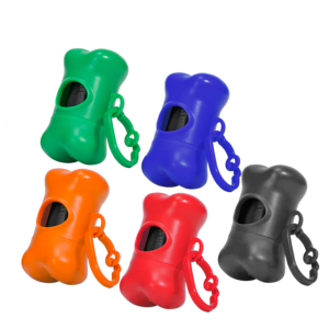 Set hueso con 15 bolsitas para residuos de mascotas
