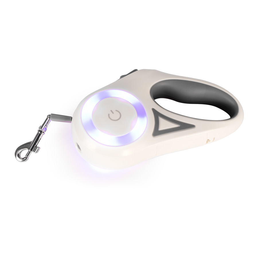 Correa extensible de 3mts para mascota, con linternas LED Correa extensible de 3mts para mascota, con linternas LED