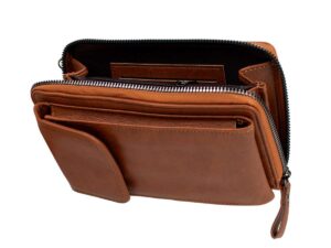 Porta-documentos y celular de eco-cuero