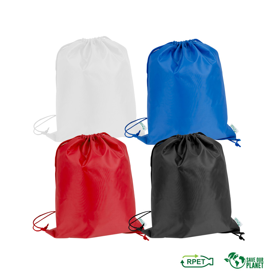 Mochila tipo morral en tela ecológica Mochila tipo morral en tela ecológica