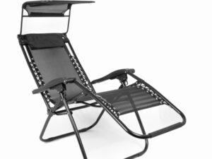 Reposera Plegable Con Toldo