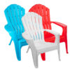 Silla plástica adirondack Silla plástica adirondack