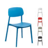 Silla apilable de plástico rígido marvin Silla apilable de plástico rígido marvin