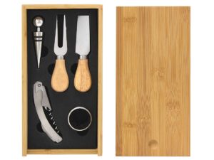 Set de vino y tabla para quesos winchester