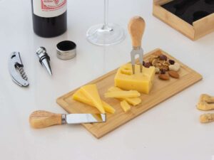 Set de vino y tabla para quesos winchester