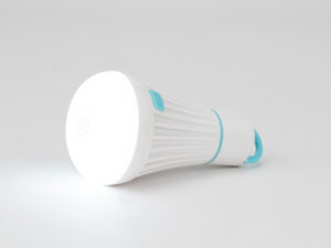 Lámpara colgante tipo ampolleta de 1w con 6 led