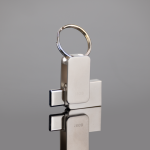 Mini-Pendrive Giro de Acero 16gb USB 3.0