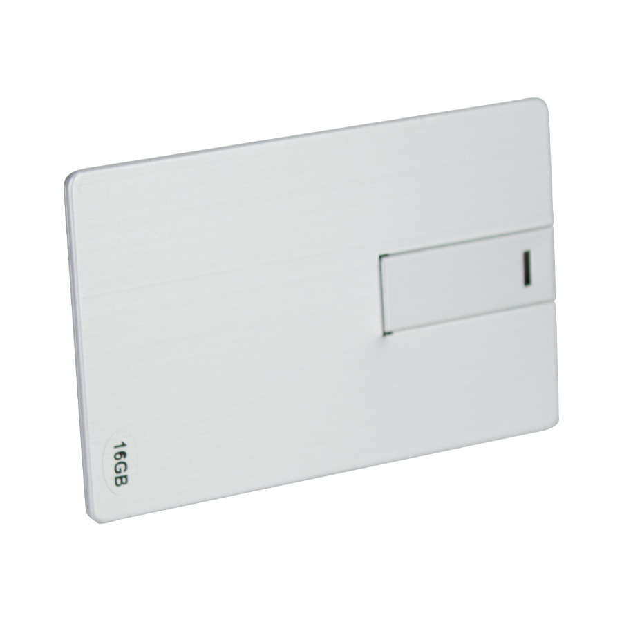 Usb pendrive 16gb credit card plateado. Usb pendrive 16gb credit card plateado. - vista 2