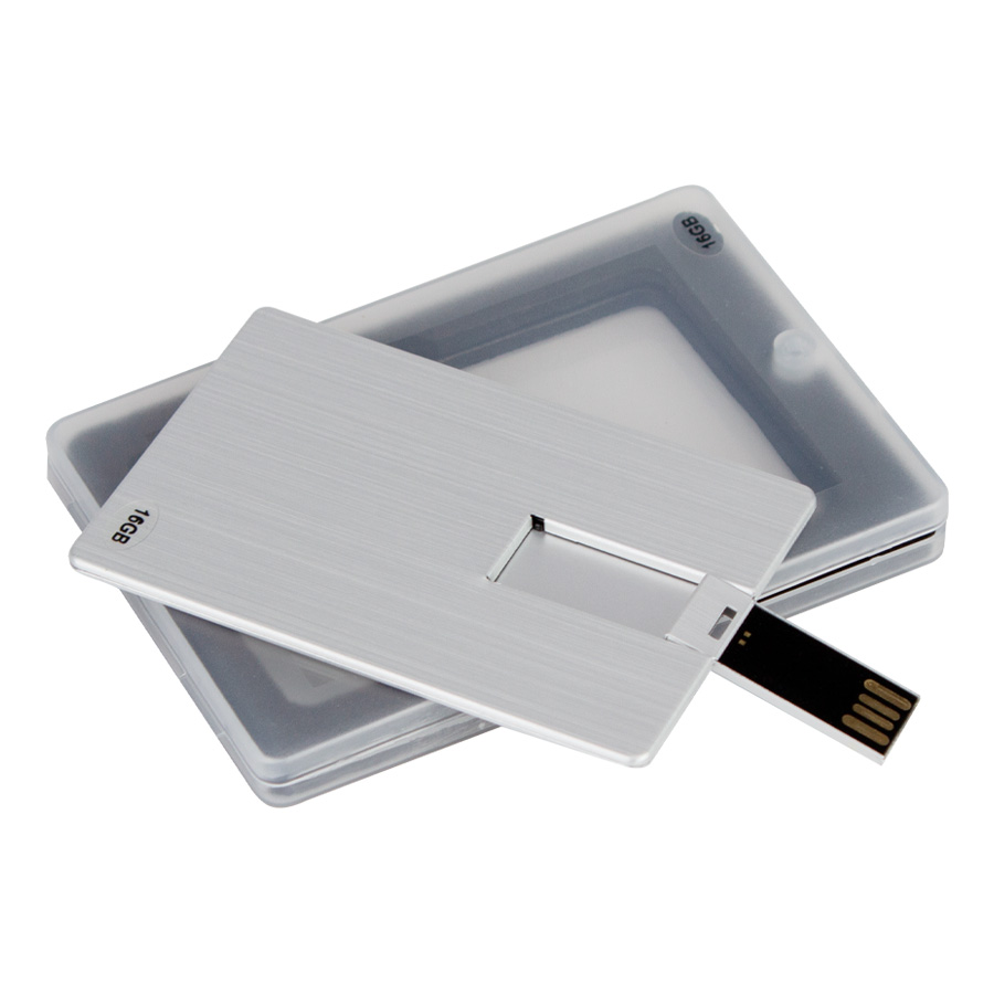 Usb pendrive 16gb credit card plateado. Usb pendrive 16gb credit card plateado. - vista 5