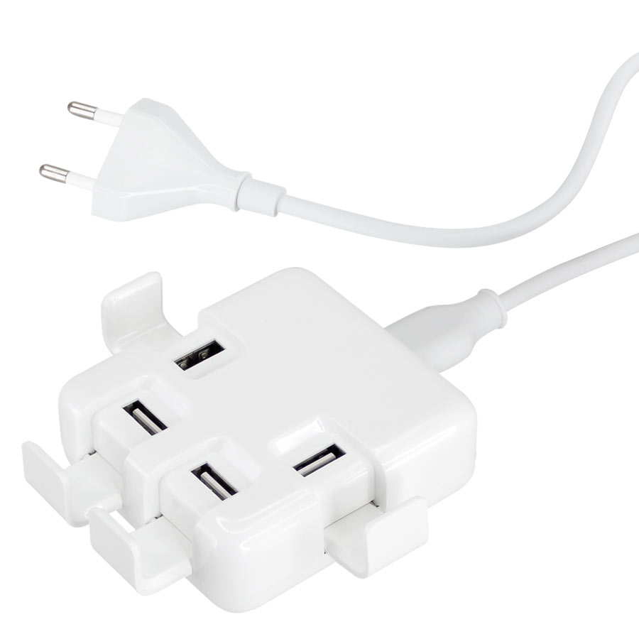 Hub USB 4 puertos power strip Hub USB 4 puertos power strip