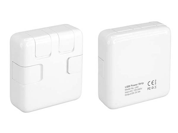 Hub usb 4 puertos power strip Hub usb 4 puertos power strip - Imagen 3