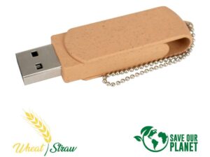 Pendrive 16gb de caña de trigo
