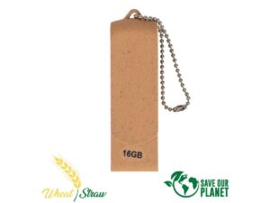 Pendrive 16gb de caña de trigo