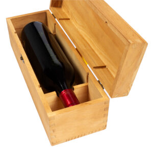 Caja de madera natural para vino - vista 9