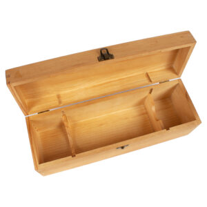Caja de madera natural para vino - vista 2