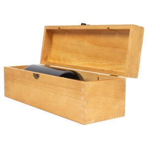 Caja de madera natural para vino - vista 4