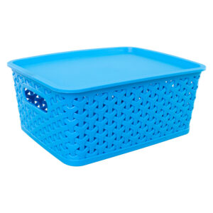 Canasto pl&aacute;stico 5 lt con tapa - vista 3