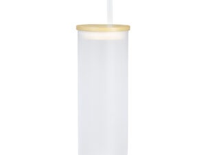 Botella vidrio borosilicato sublimación, tapa bamboo Botella vidrio borosilicato sublimación, tapa bamboo - vista 2