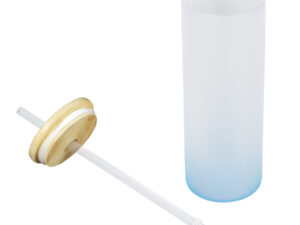 Botella vidrio borosilicato sublimación, tapa bamboo Botella vidrio borosilicato sublimación, tapa bamboo - vista 6