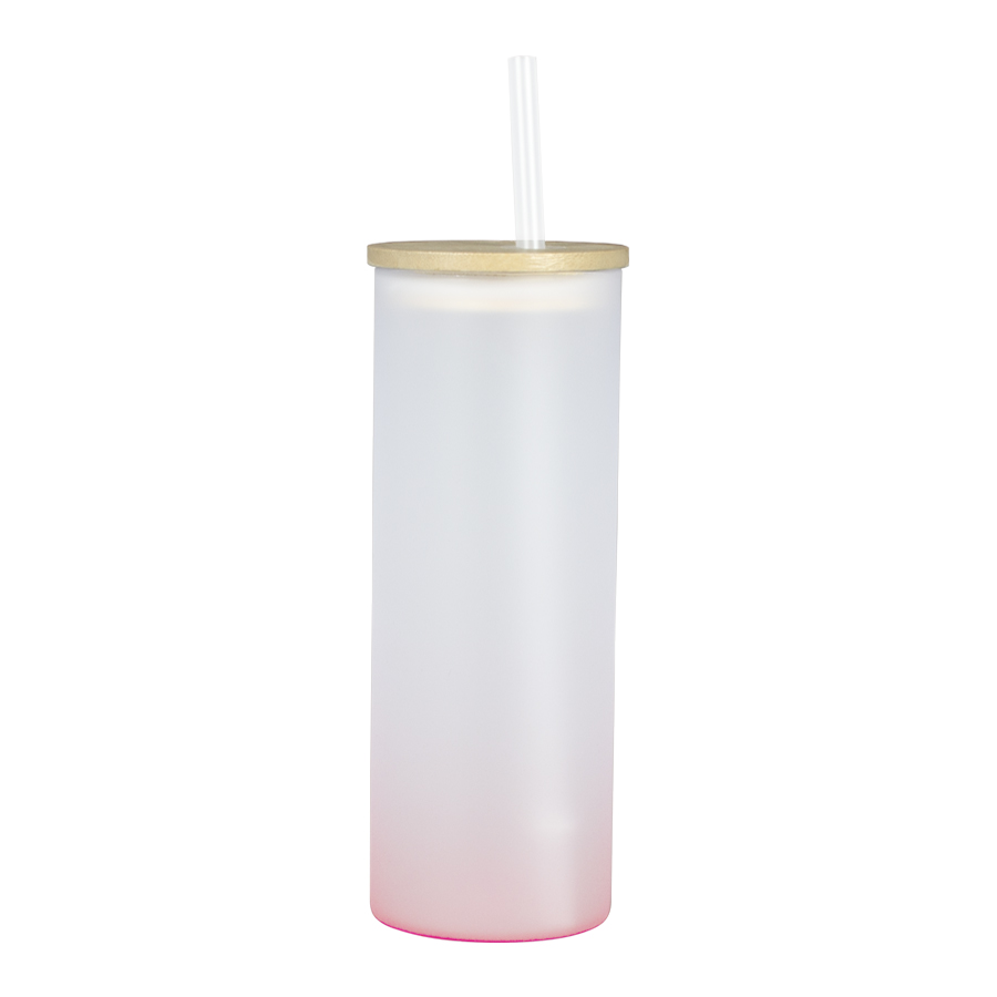 Botella vidrio borosilicato sublimación, tapa bamboo Botella vidrio borosilicato sublimación, tapa bamboo - vista 8