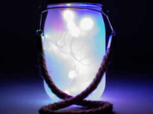 Farol Frasco LED solar Sublimación