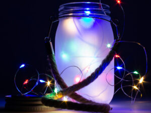 Farol Frasco LED solar Sublimación