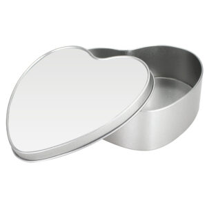 Caja metálica corazón