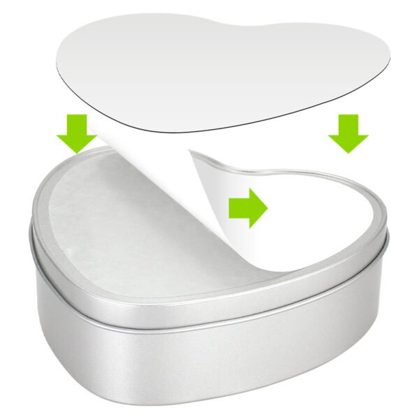 Caja metálica corazón Caja metálica corazón - vista 3