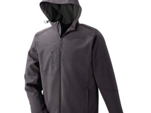 Chaqueta c/gorro softshell hombre manga