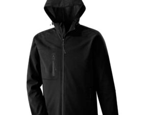 Chaqueta c/gorro softshell hombre manga