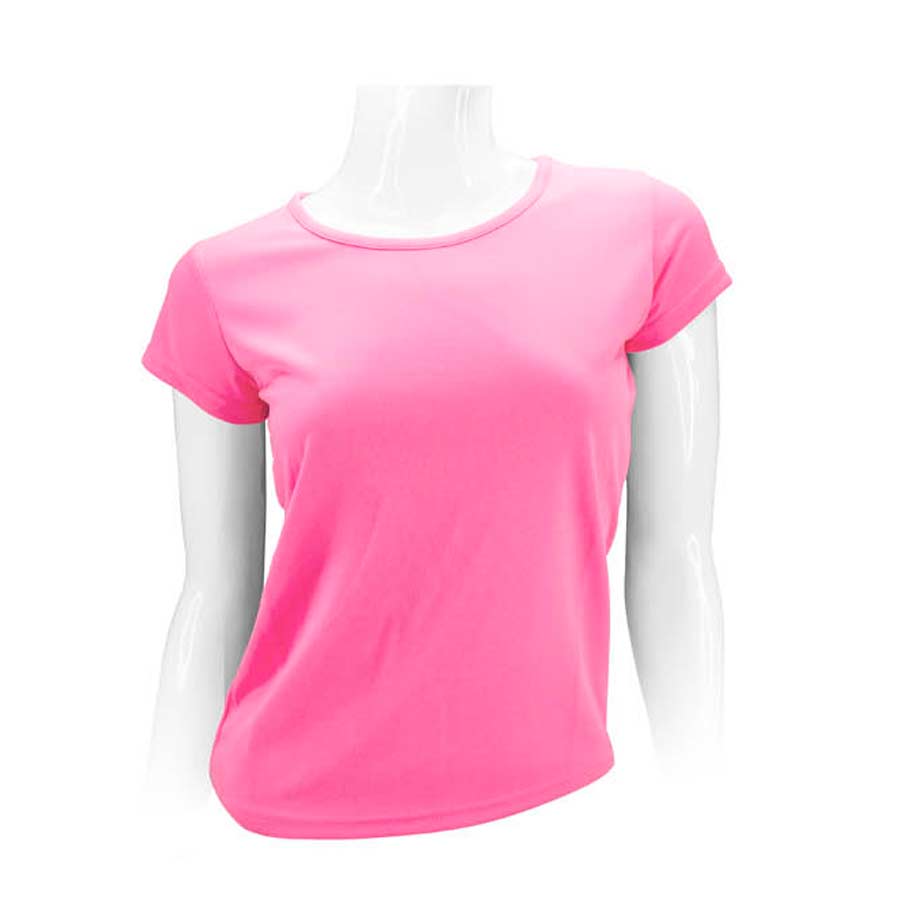 Polera manga corta poliéster mujer Polera manga corta poliéster mujer