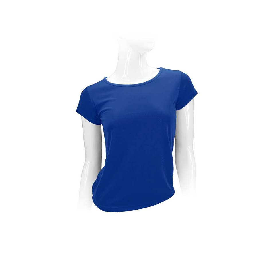 Polera manga corta poliéster mujer Polera manga corta poliéster mujer - Imagen 4