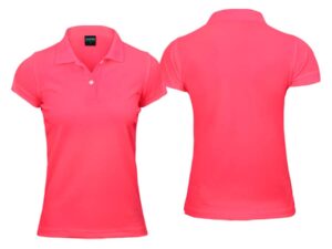 Polera poliéster mujer con cuello Polera poliéster mujer con cuello