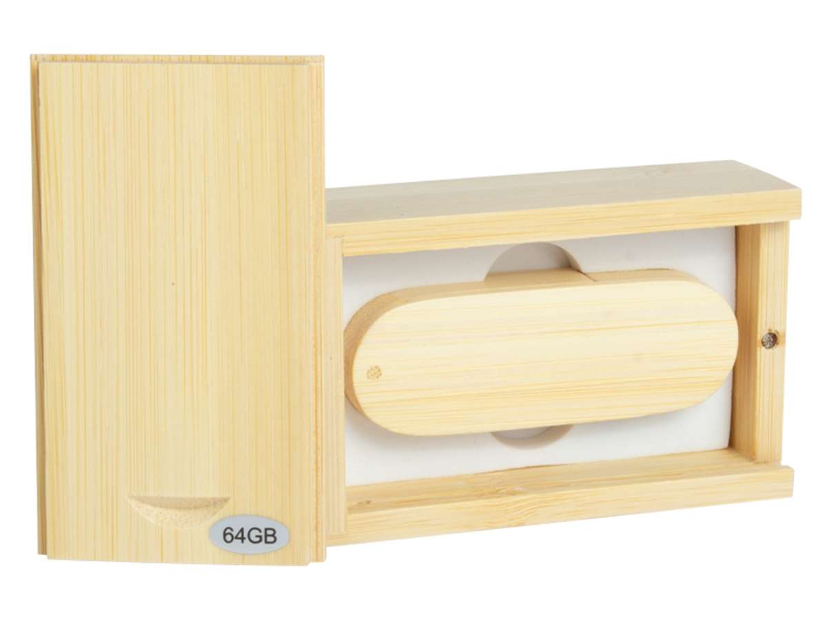 Usb Pendrive 64gb De Bamboo Usb Pendrive 64gb De Bamboo - Imagen 2