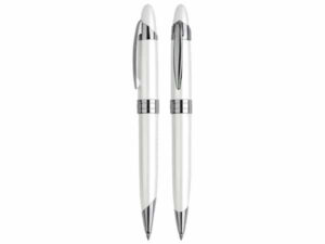 Bolígrafo Metálico White Pearl