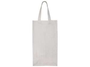 Bolsa 2 Botellas De Vino 100% Algodón Canvas