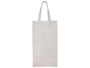 Bolsa 2 Botellas De Vino 100% Algodón Canvas