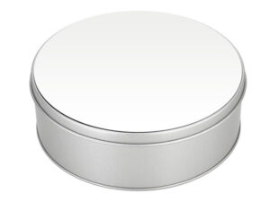 Caja metálica redonda